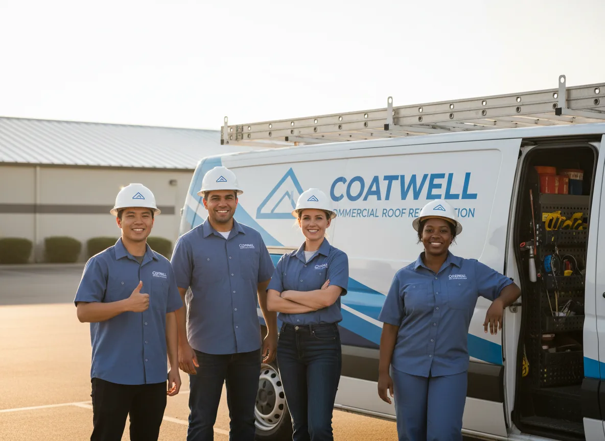 Commercial roof coating company in Cromwell, OK